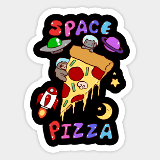 Space Pizza Sticker